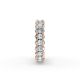Oval Shape Diamond Eternity Bands in Gold