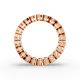 Oval Shape Diamond Eternity Bands in Gold