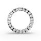 Oval Shape Diamond Eternity Bands in Gold