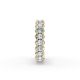 Oval Shape Diamond Eternity Bands in Gold
