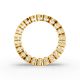 Oval Shape Diamond Eternity Bands in Gold