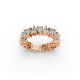Pear Shape Diamond Eternity Bands in Gold