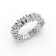 Pear Shape Diamond Eternity Bands in Gold