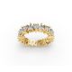 Pear Shape Diamond Eternity Bands in Gold