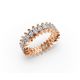 Marquise Shape Diamond Eternity Bands in Gold