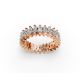 Marquise Shape Diamond Eternity Bands in Gold