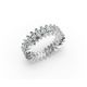 Marquise Shape Diamond Eternity Bands in Gold