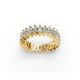 Marquise Shape Diamond Eternity Bands in Gold