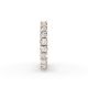 Cushion Shape Diamond Eternity Bands in Gold
