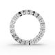 Cushion Shape Diamond Eternity Bands in Gold