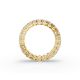 Cushion Shape Diamond Eternity Bands in Gold