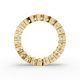 Cushion Shape Diamond Eternity Bands in Gold