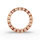 Oval Shape Diamond Eternity Bands in Gold