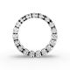 Oval Shape Diamond Eternity Bands in Gold