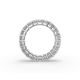 Princess Shape Diamond Eternity Bands in Gold