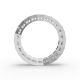 Princess Shape Diamond Eternity Bands in Gold
