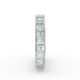 Princess Shape Diamond Eternity Bands in Gold
