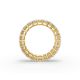 Princess Shape Diamond Eternity Bands in Gold