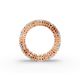 Heart Shape Diamond Eternity Bands in Gold