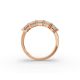 Emerald Shape Diamond Anniversary Band in Gold