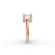 Emerald Shape Diamond Anniversary Band in Gold