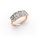 Emerald Shape Diamond Anniversary Band in Gold