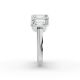Emerald Shape Diamond Anniversary Band in Gold