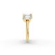 Emerald Shape Diamond Anniversary Band in Gold