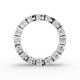 Cushion Shape Diamond Eternity Bands in Gold