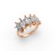 Marquise Shape Diamond Anniversary Band in Gold