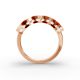 Marquise Shape Diamond Anniversary Band in Gold