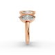 Marquise Shape Diamond Anniversary Band in Gold