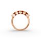 Marquise Shape Diamond Anniversary Band in Gold