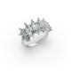 Marquise Shape Diamond Anniversary Band in Gold