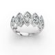 Marquise Shape Diamond Anniversary Band in Gold