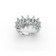 Marquise Shape Diamond Anniversary Band in Gold