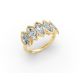 Marquise Shape Diamond Anniversary Band in Gold