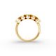 Marquise Shape Diamond Anniversary Band in Gold