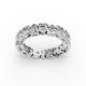 Heart Shape Diamond Eternity Bands in Gold