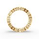 Heart Shape Diamond Eternity Bands in Gold