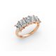 Radiant Shape Diamond Anniversary Band in Gold
