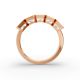Radiant Shape Diamond Anniversary Band in Gold