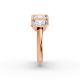 Radiant Shape Diamond Anniversary Band in Gold