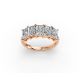 Radiant Shape Diamond Anniversary Band in Gold