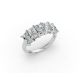 Radiant Shape Diamond Anniversary Band in Gold