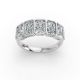 Radiant Shape Diamond Anniversary Band in Gold