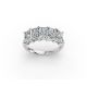 Radiant Shape Diamond Anniversary Band in Gold