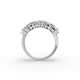 Heart Shape Diamond Anniversary Band in Gold