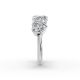 Heart Shape Diamond Anniversary Band in Gold