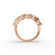 Round Shape Diamond Anniversary Band in Gold